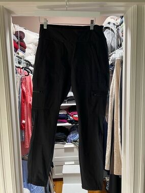 Athleta Black Cargo Ankle